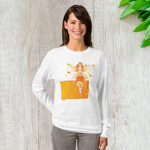 T-shirt Automne Princesse Fée Femme Longue Manche