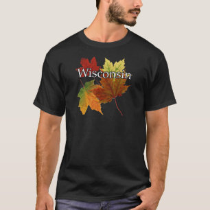 T-SHIRT AUTOMNE QUITTE À WISCONSIN