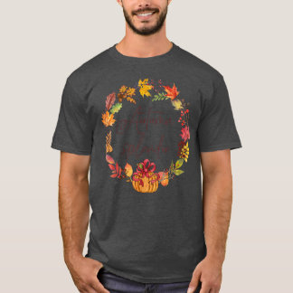 T-shirt Automne Splendor Cute Fall Leaves Automne Citrouil