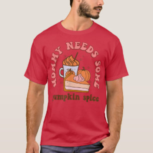 T-shirt Automne Thanksgiving Bonjour Automne Maman A Besoi