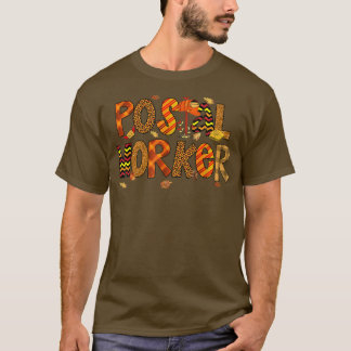 T-shirt Automne Travailleur de messagerie Automne