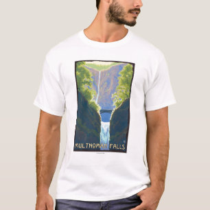 T-shirt Automnes de Multnomah, OregonMaiden des automnes