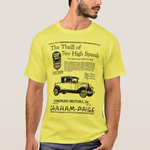 T-SHIRT AUTOMOBILE 1929 DE GRAHAM-PAIGE