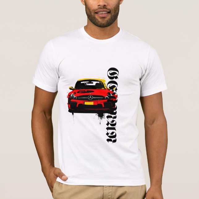 T-shirt Automobile allemande (Devant)