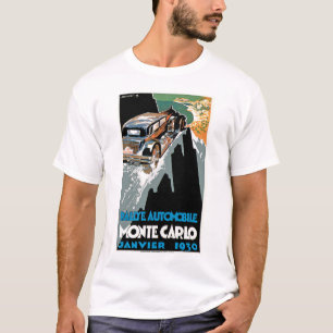 T-shirt Automobile De Monte Carlo 1930 de Rallye
