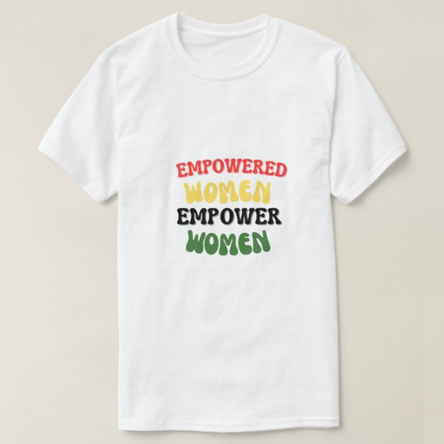 T-shirt Autonomiser les femmes (Design devant)