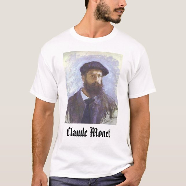 T-shirt Autoportrait - 1886 - Claude Monet, Claude Monet (Devant)