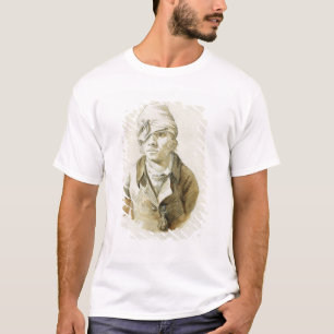 T-shirt Autoportrait avec la correction de casquette et
