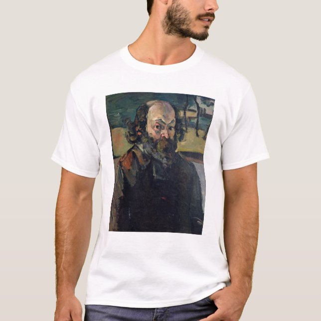 T-shirt Autoportrait de Paul Cezanne |, c.1873-76 (Devant)