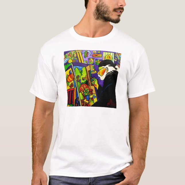 T-shirt Autoportrait de PILIERO (Devant)