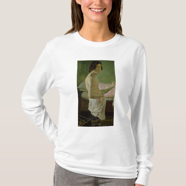 T-shirt Autoportrait devant le chevalet, c.1828 (Devant)