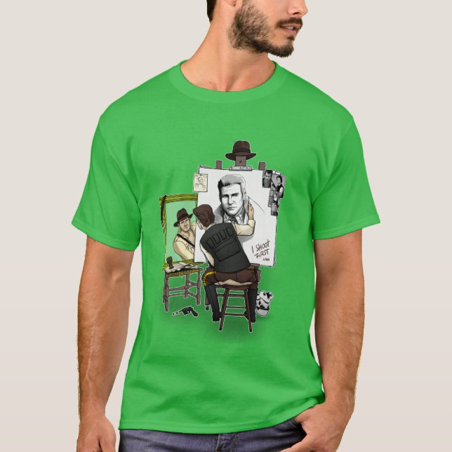 T-shirt Autoportrait d'un héros (Devant)