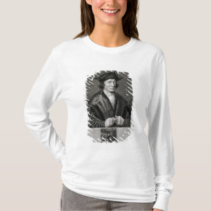 T-shirt Autoportrait, gravé par J. Corner (gravure)
