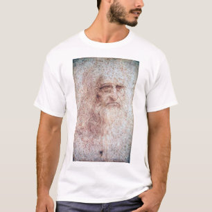 T-shirt Autoportrait, Léonard de Vinci