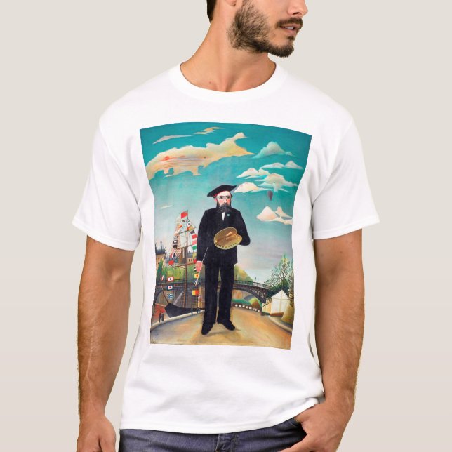 T-shirt Autoportrait, Paysage, Rousseau (Devant)