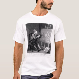 T-shirt Autoportrait peignant la Muse comique
