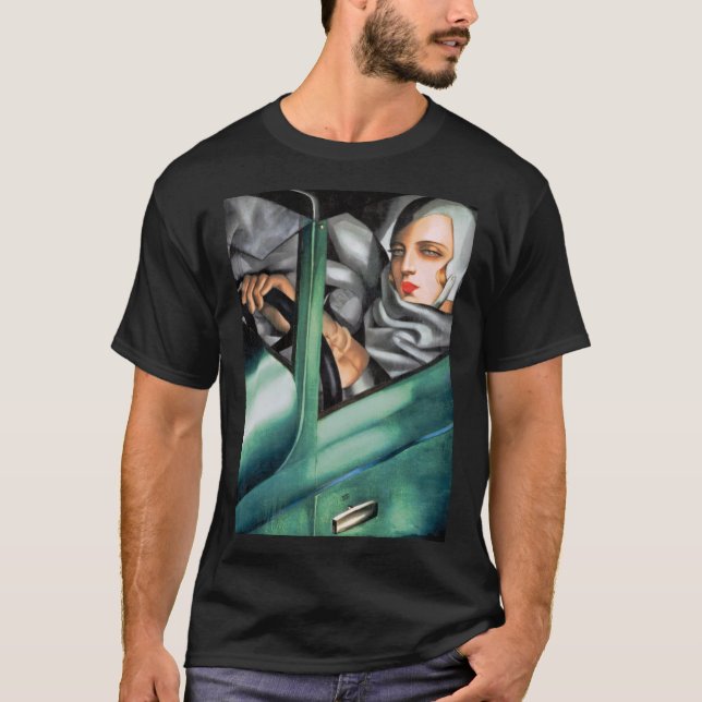 T-shirt Autoportrait | Tamara De Lempicka | (Devant)