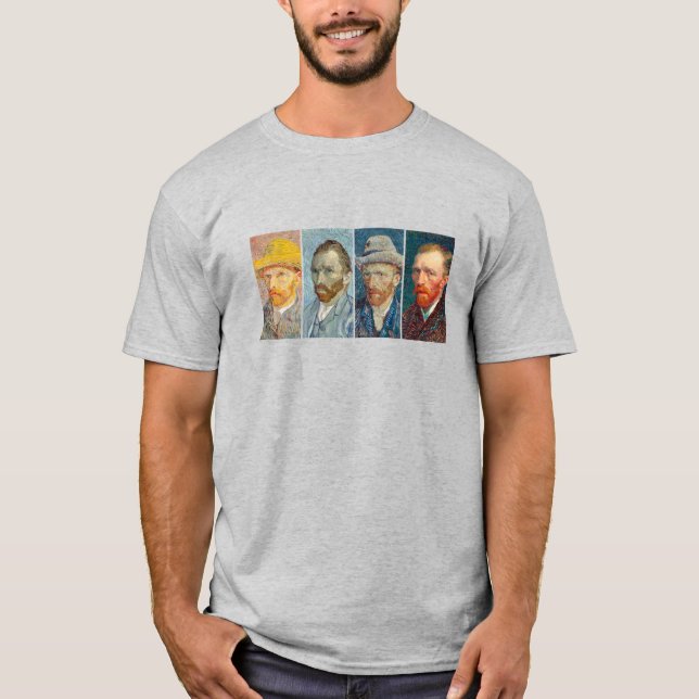 T-shirt Autoportraits de Van Gogh (Devant)