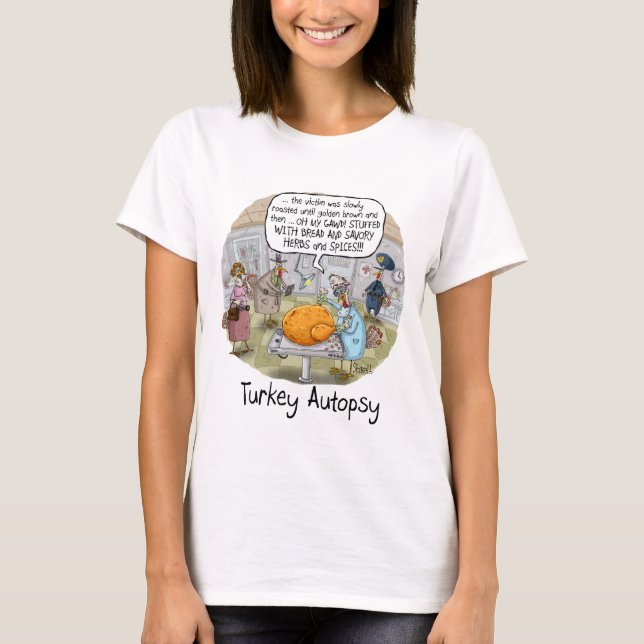 T-shirt AUTOPSY FUNNY THANKSGIVING CARD and GIFT (Devant)