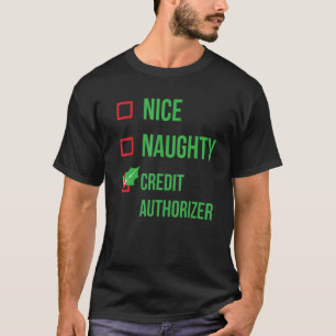 T-shirt Autorisation de crédit Funny Pajama Noël