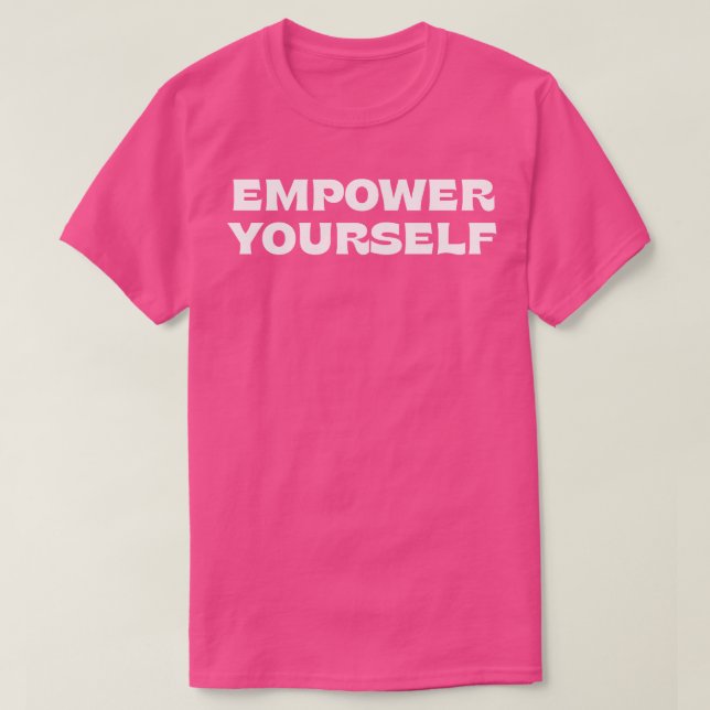 T-shirt Autoriser votre blanc (Design devant)