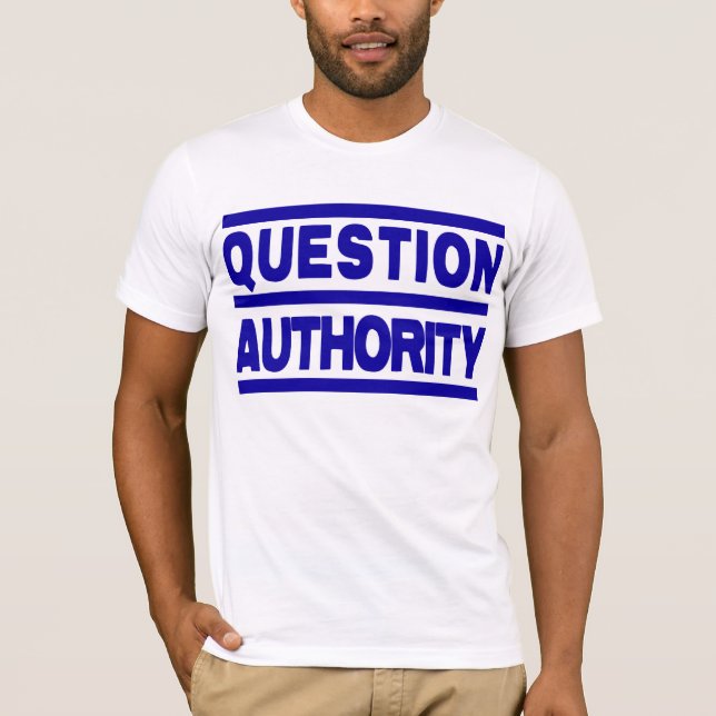 T-shirt Autorité des questions T Chemin (Devant)