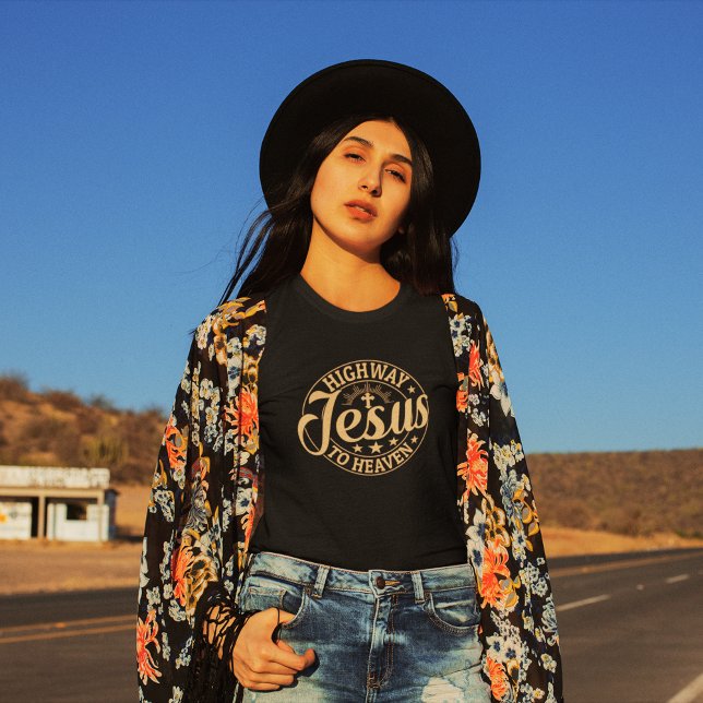 T-shirt Autoroute jésus au paradis rétro (Créateur téléchargé)