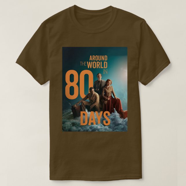 T-shirt Autour du monde en 80 jours (Design devant)