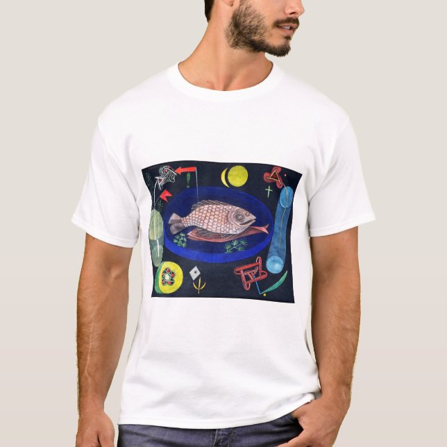 T-shirt Autour du poisson, Paul Klee (Devant)