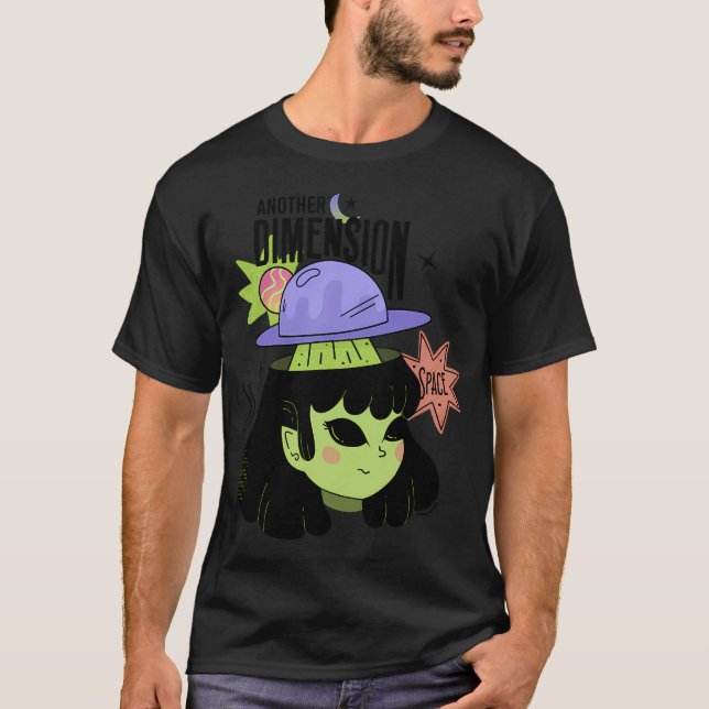T-shirt Autre Alien de dimension (Devant)