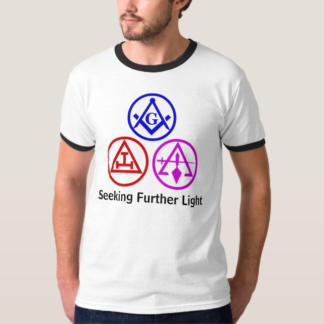 T-shirt Autre lumière de recherche (Devant)