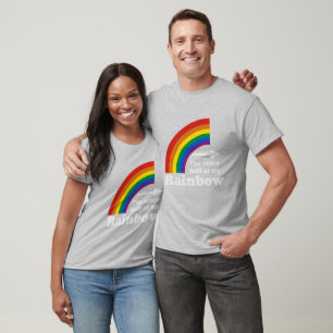T-SHIRT AUTRE MOITIÉ DE MON ARC-EN-CIEL POINTANT VERS LA D