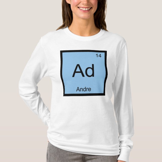 T-shirt Autre nom chimie élément tableau périodique (Devant)