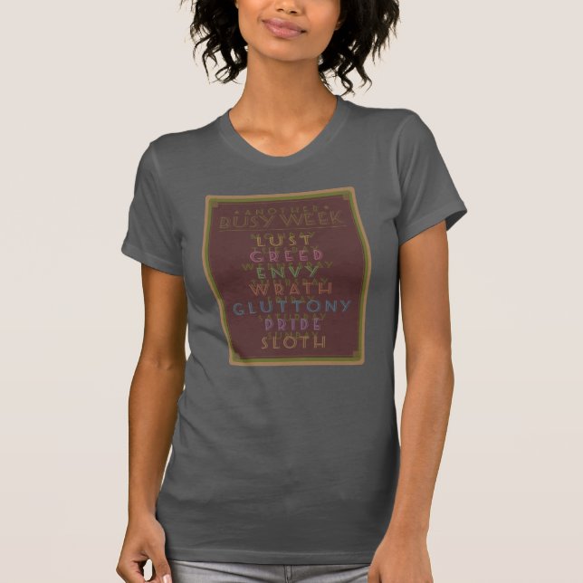 T-shirt Autre Semaine Occupée Gfx Brown (Devant)