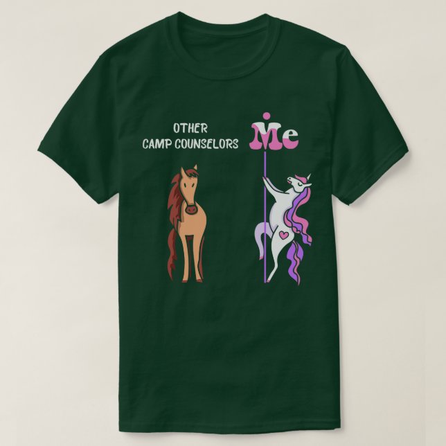 T-shirt Autres conseillers de camp Me Tee Unicorn Camp Cou (Design devant)