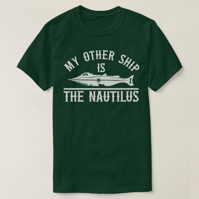 T-shirt Autres Nautilus blancs (Design devant)