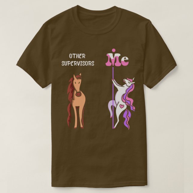 T-shirt Autres superviseurs Me Tee Unicorn Superviseur Drô (Design devant)