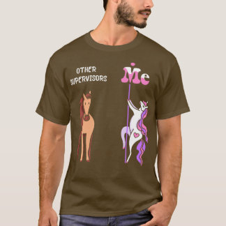 T-shirt Autres superviseurs Me Tee Unicorn Superviseur Drô