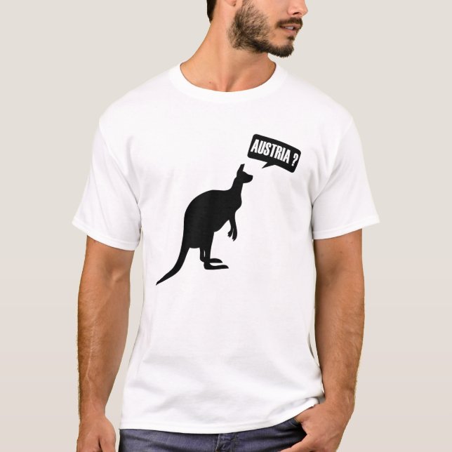 T-shirt Autriche Australie drôle de design (Devant)