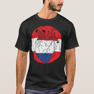 T-shirt Autriche autrichienne Koningsdag Pays-Bas Pays-Bas