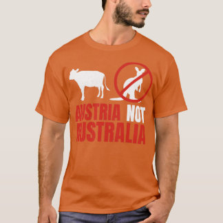 T-shirt Autriche Pas Australie Kangaroos Funny Pun