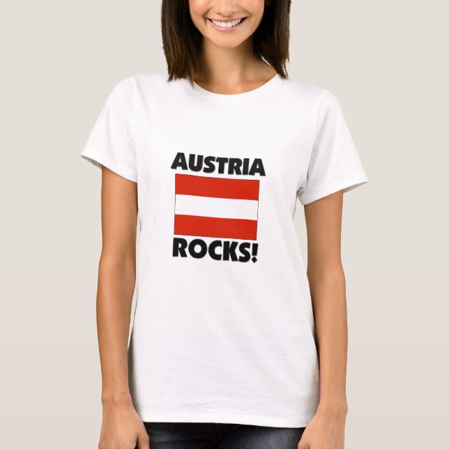 T-shirt Autriche Rocks (Devant)