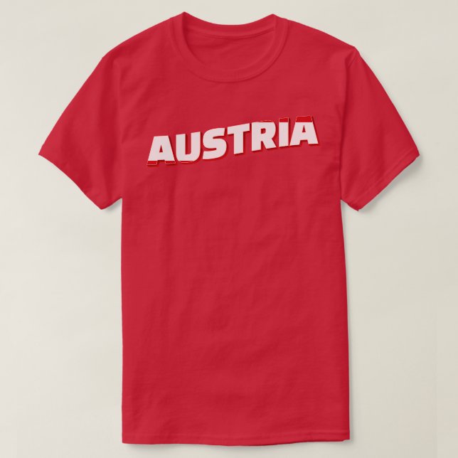 T-shirt Autriche style Vintage rétro souvenir 2 (Design devant)