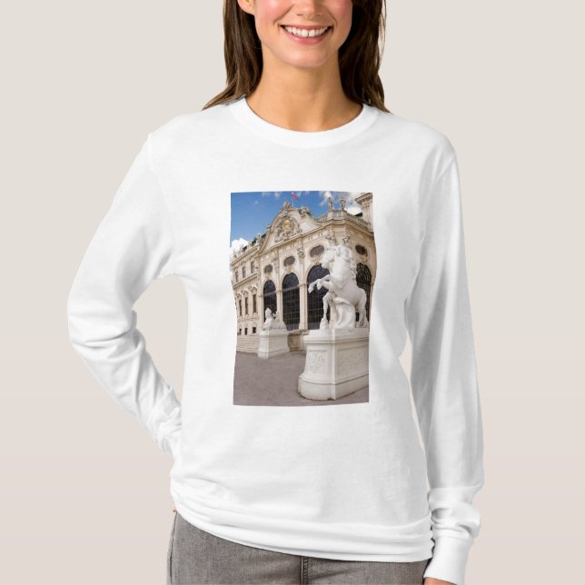 T-shirt Autriche, Vienne, Palais du Belvédère, Haute (Devant)