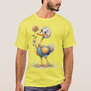 T-shirt Autruche mignonne
