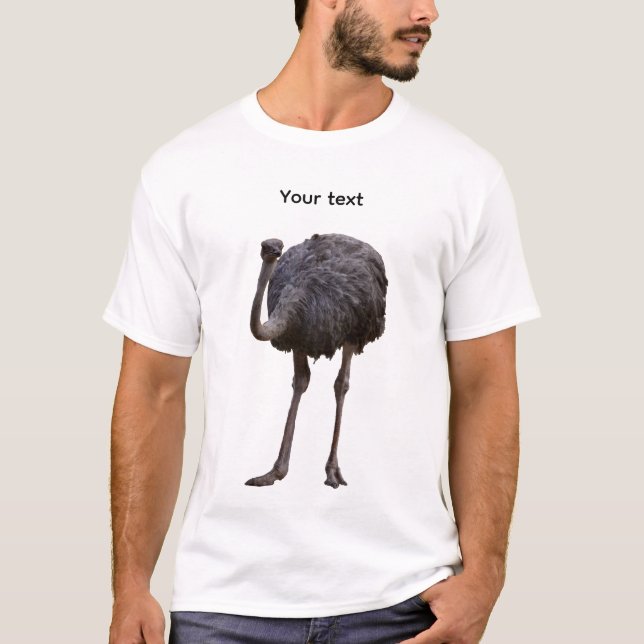 T-shirt Autruche oiseau (Devant)