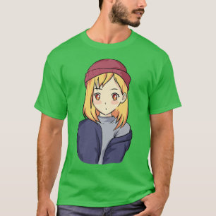 T-shirt Autumn - Anime Otaku Girl Aesthetic Japan Culture 