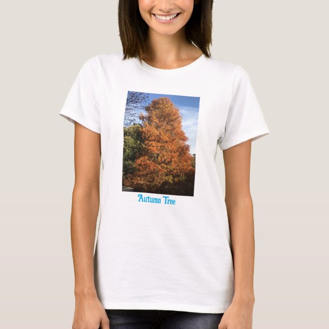 T-shirt Autumn Tree Heure (Devant)