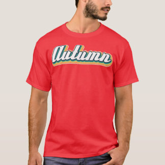 T-shirt AutumnRetro Prénom Vintage Personnalisé