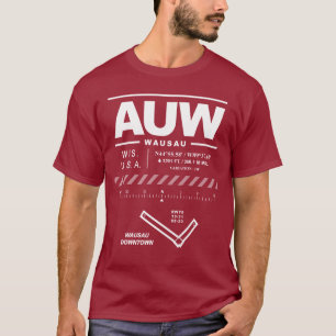 T-shirt AUW à l'aéroport de Wausau Downtown